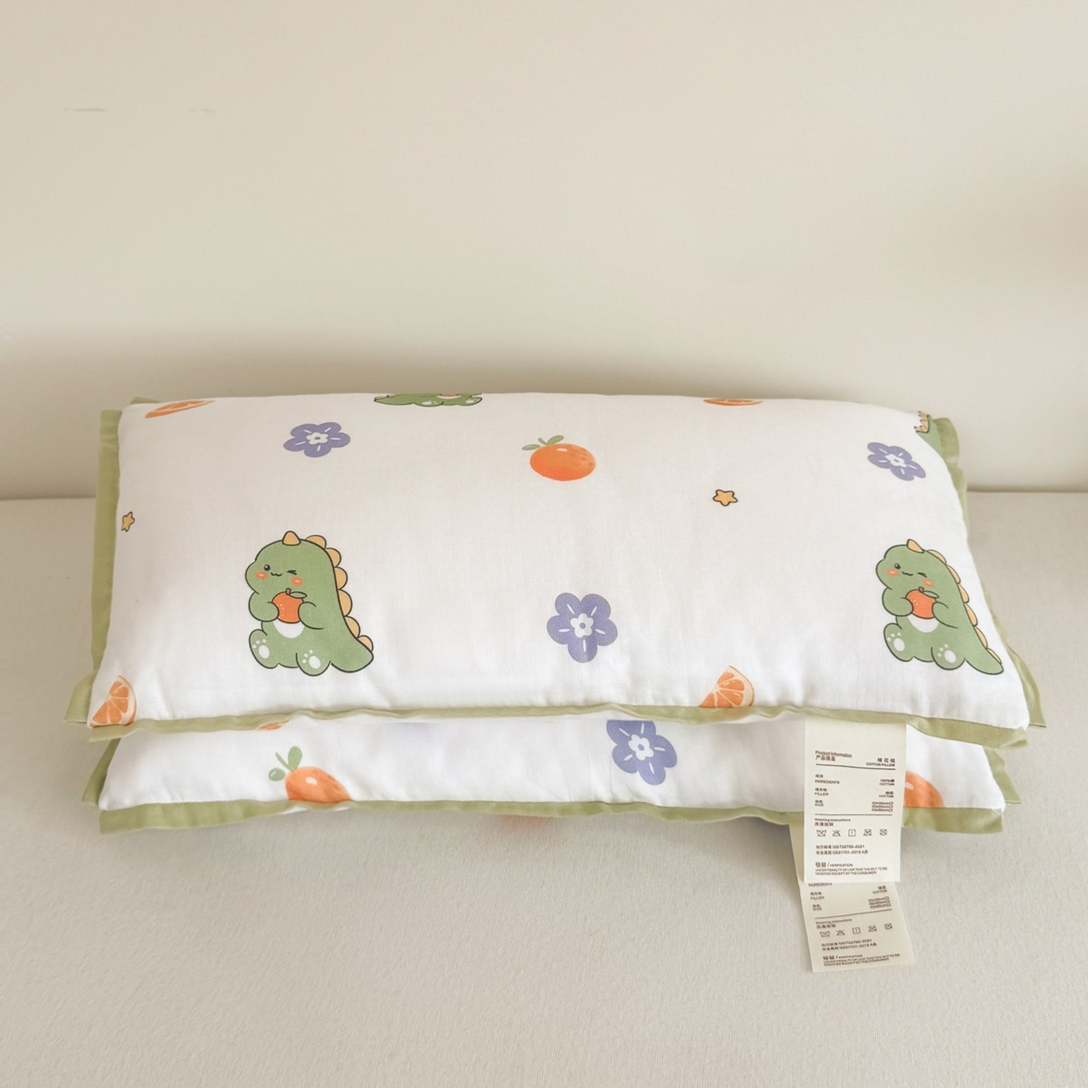 91家纺网 家纺一手货源 找家纺 （总）麦肯锡 2025新款A类卡通纯棉棉花儿童枕枕头枕芯