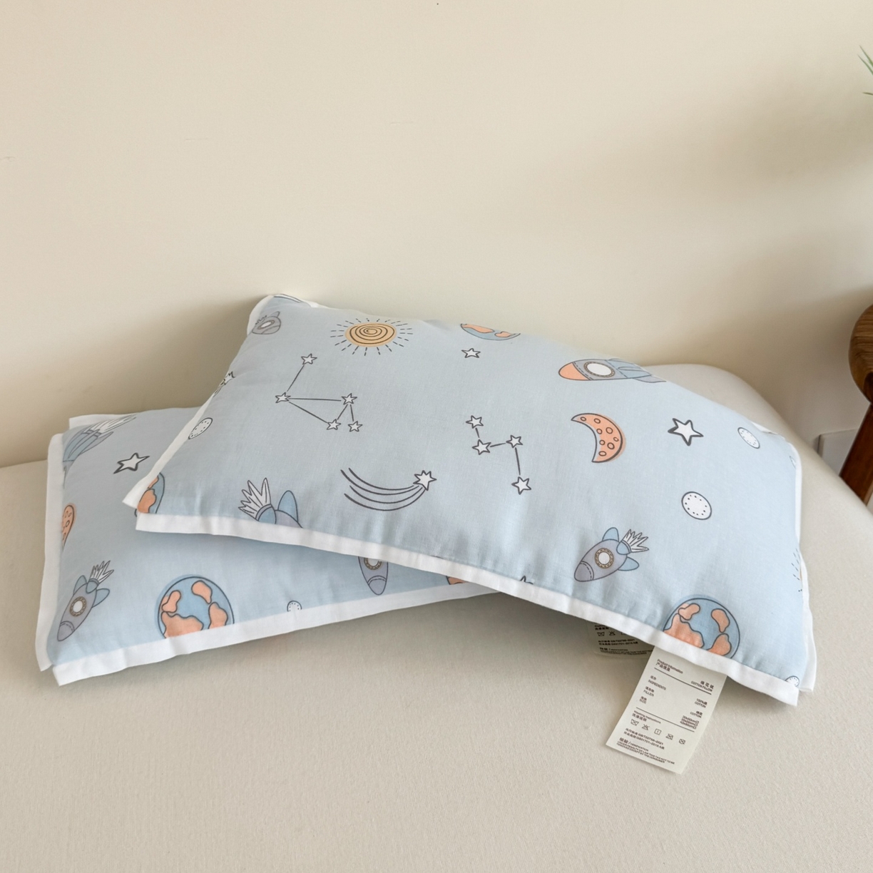 91家纺网 家纺一手货源 找家纺 （总）麦肯锡 2025新款A类卡通纯棉棉花儿童枕枕头枕芯