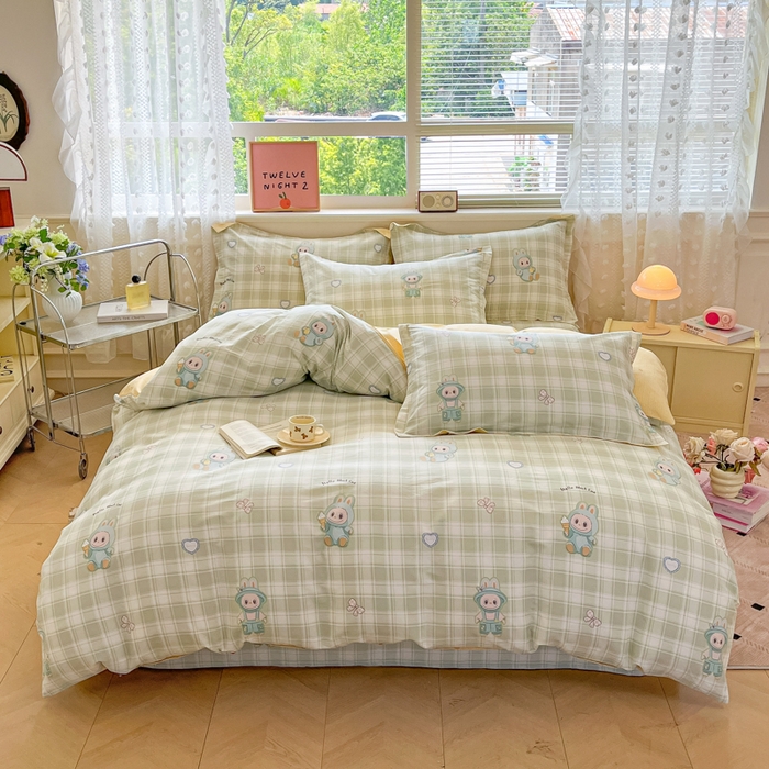 91家纺网 家纺一手货源 找家纺 （总）花梦欣 2025新款全棉印花单品系列-四件套