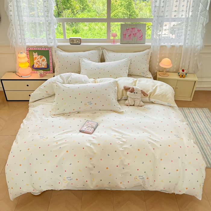 91家纺网 家纺一手货源 找家纺 （总）花梦欣 2025新款全棉印花单品系列-四件套