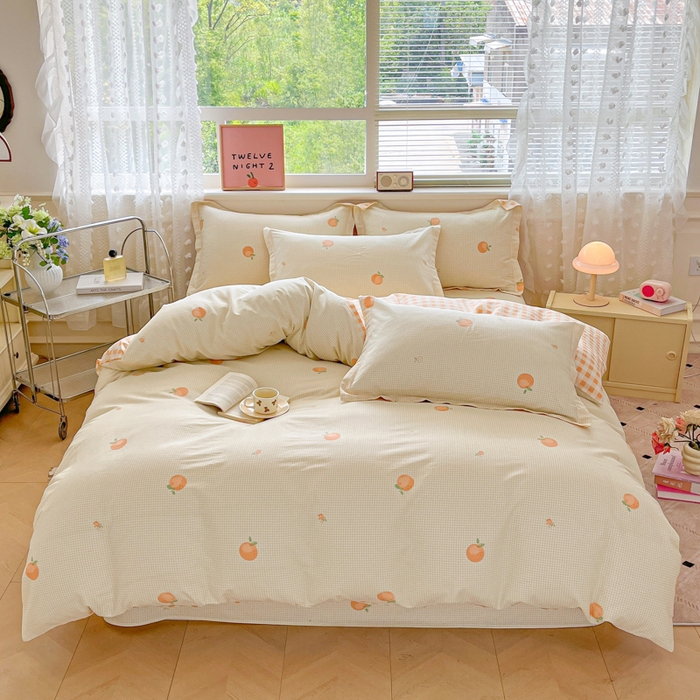 91家纺网 家纺一手货源 找家纺 （总）花梦欣 2025新款全棉印花单品系列-四件套