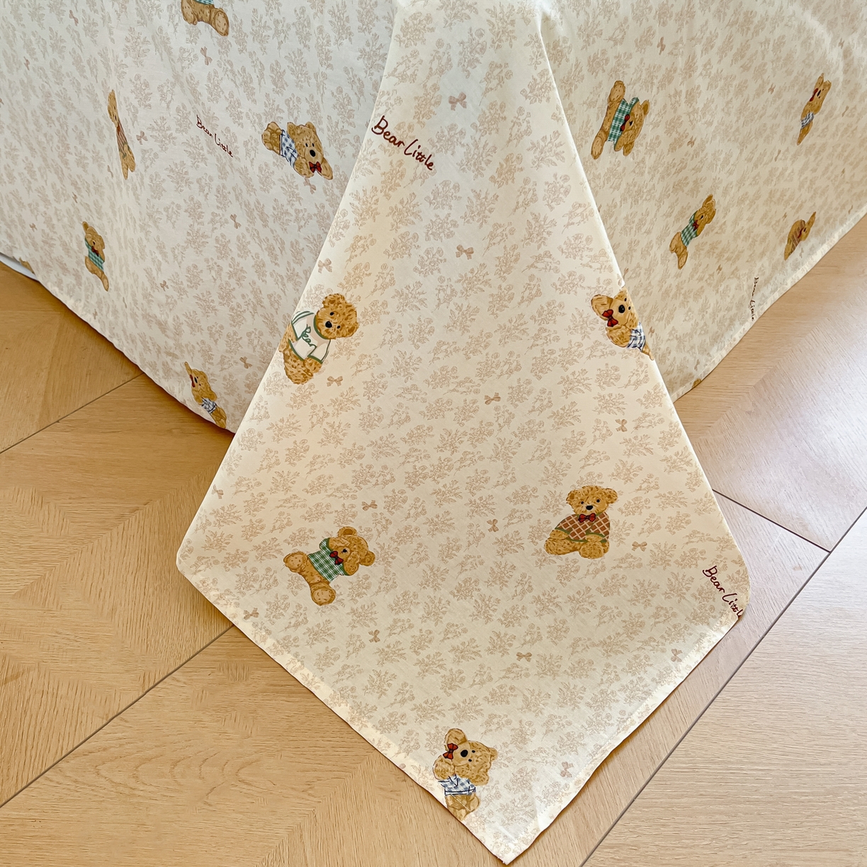 91家纺网 家纺一手货源 找家纺 花梦欣 2025新款全棉印花单品系列-四件套 果酱电台