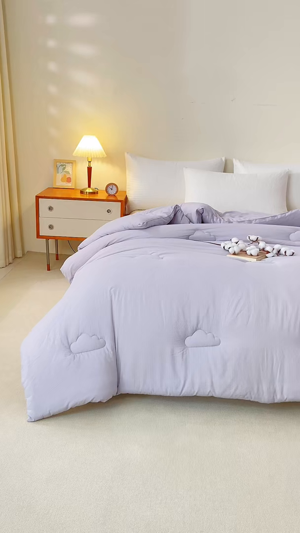 91家纺网 家纺一手货源 找家纺 憨豆家纺 2026新款新疆棉花被被子被芯冬被春秋被垫被（含买家秀） 棉花被-摩卡灰