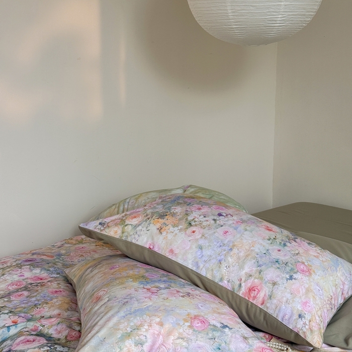 91家纺网 家纺一手货源 找家纺 （总）窝米 2025新款全棉纯棉火山磨毛花卉系列四件套-第一批