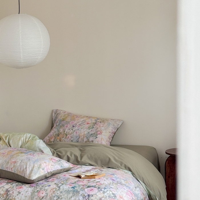 91家纺网 家纺一手货源 找家纺 （总）窝米 2025新款全棉纯棉火山磨毛花卉系列四件套-第一批