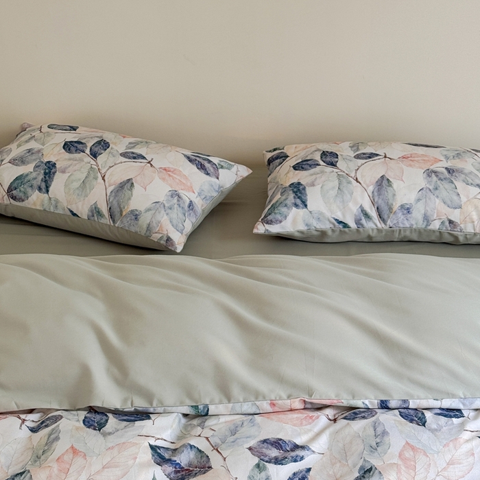 91家纺网 家纺一手货源 找家纺 窝米 2025新款全棉纯棉火山磨毛花卉系列四件套-第一批 倩影