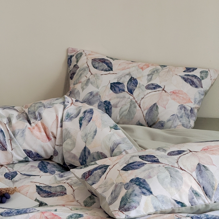 91家纺网 家纺一手货源 找家纺 窝米 2025新款全棉纯棉火山磨毛花卉系列四件套-第一批 倩影