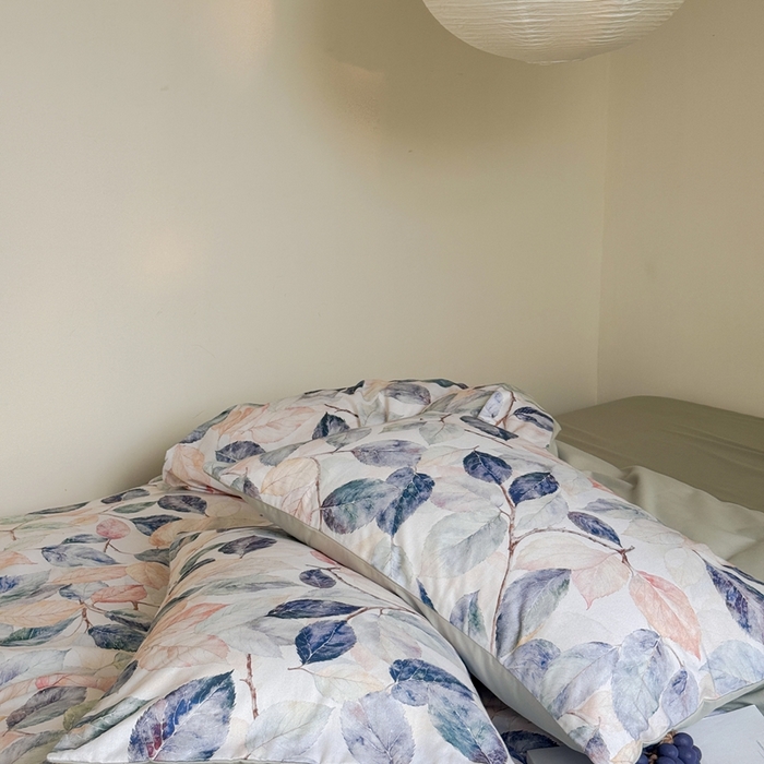 91家纺网 家纺一手货源 找家纺 窝米 2025新款全棉纯棉火山磨毛花卉系列四件套-第一批 倩影