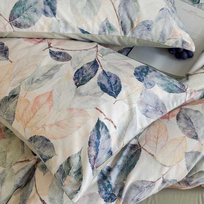 91家纺网 家纺一手货源 找家纺 窝米 2025新款全棉纯棉火山磨毛花卉系列四件套-第一批 倩影