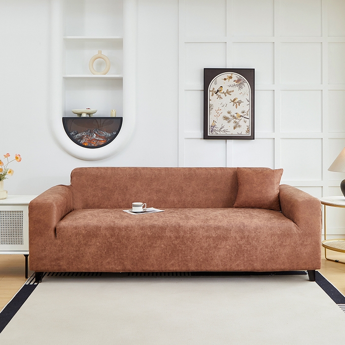 91家纺网 家纺一手货源 找家纺 （总）丝绮鹿 2025新款防水皮革沙发套 全包沙发套松紧款沙发套