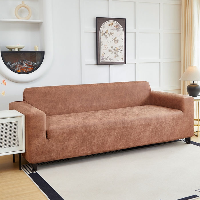 91家纺网 家纺一手货源 找家纺 （总）丝绮鹿 2025新款防水皮革沙发套 全包沙发套松紧款沙发套