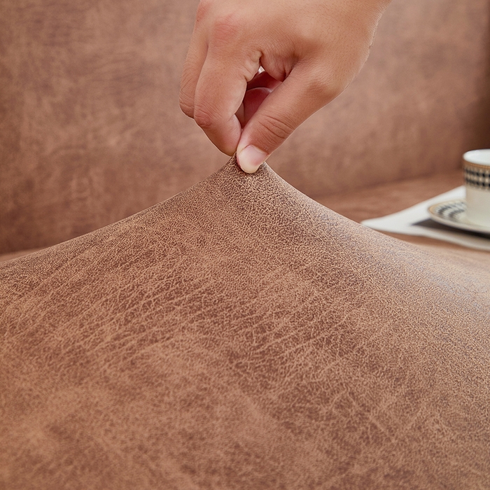 91家纺网 家纺一手货源 找家纺 （总）丝绮鹿 2025新款防水皮革沙发套 全包沙发套松紧款沙发套