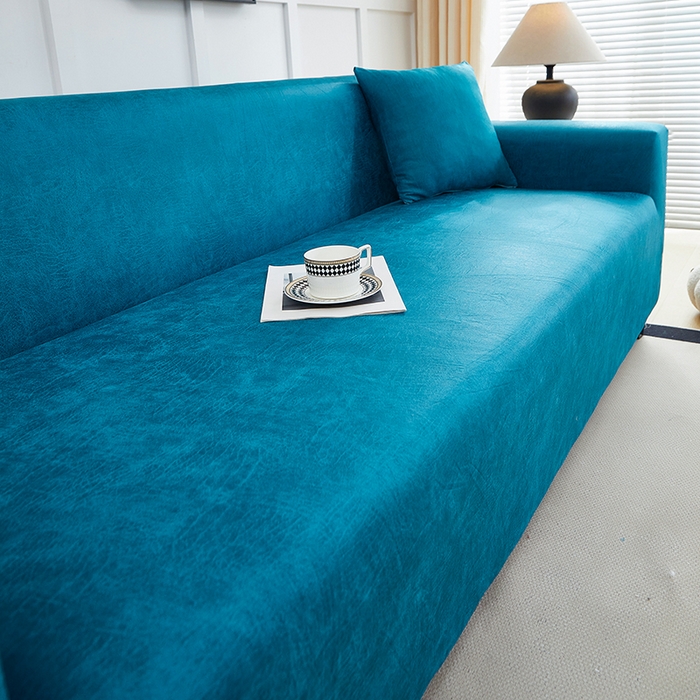 91家纺网 家纺一手货源 找家纺 丝绮鹿 2025新款防水皮革沙发套 全包沙发套松紧款沙发套 衫绿