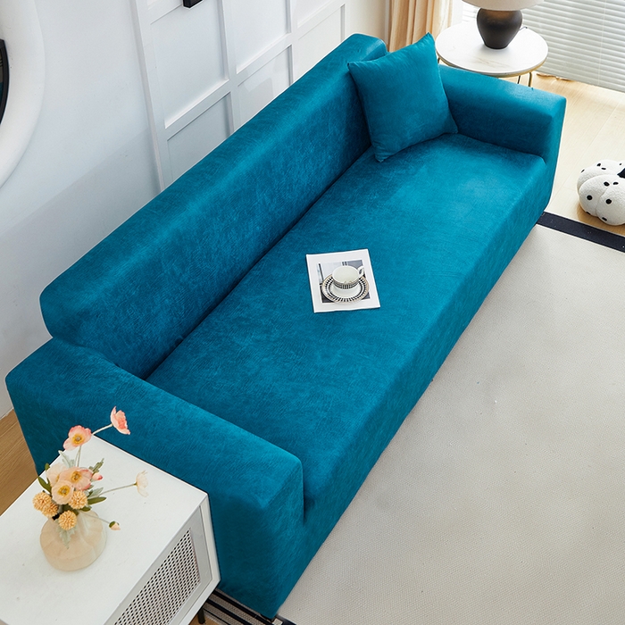 91家纺网 家纺一手货源 找家纺 丝绮鹿 2025新款防水皮革沙发套 全包沙发套松紧款沙发套 衫绿