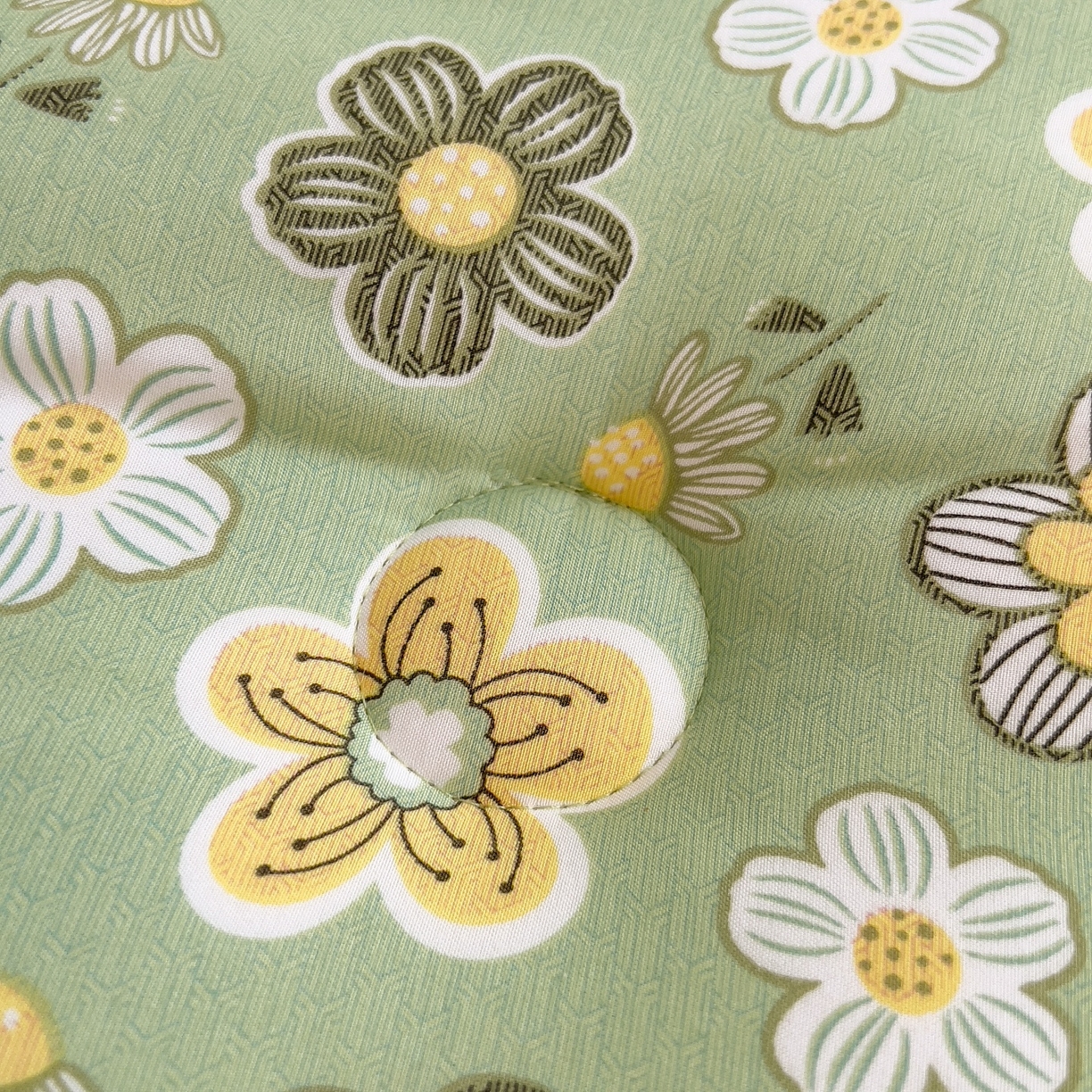 91家纺网 家纺一手货源 找家纺 宝士康家纺 2025新品10A抗菌双层纱冬被被子被芯 花开半夏