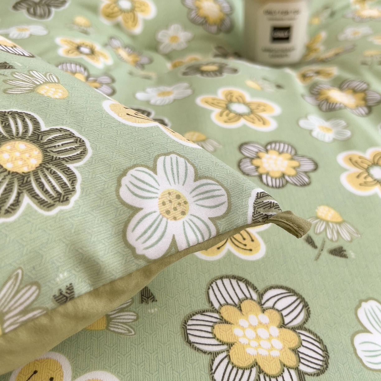 91家纺网 家纺一手货源 找家纺 宝士康家纺 2025新品10A抗菌双层纱冬被被子被芯 花开半夏