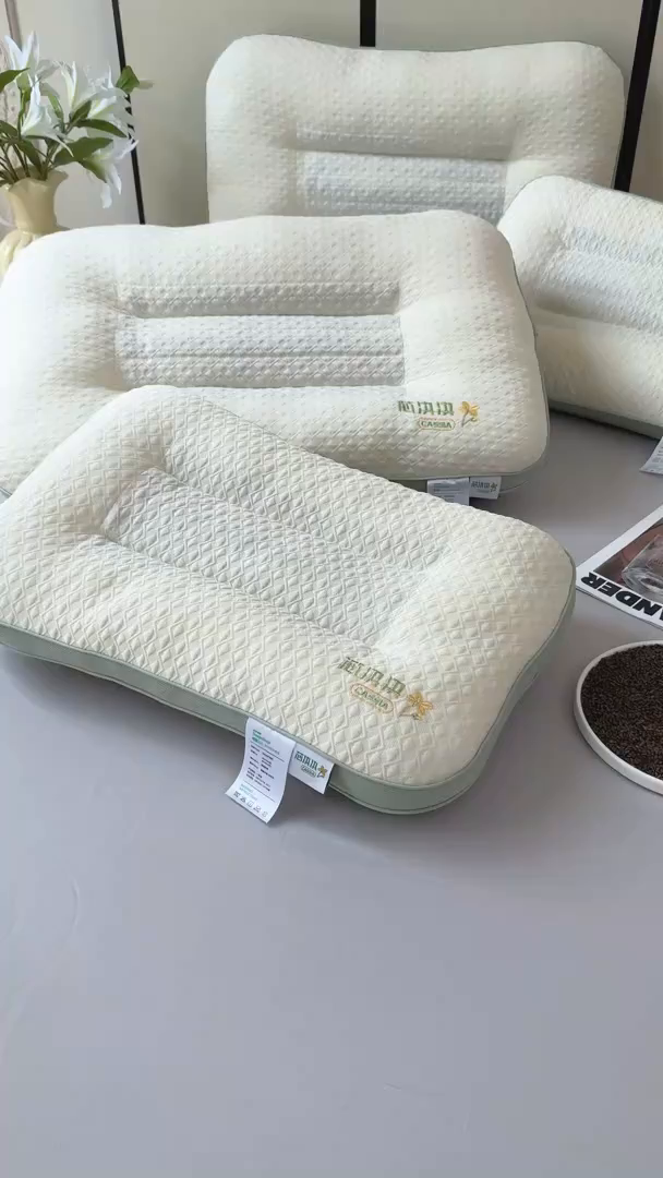 91家纺网 家纺一手货源 找家纺 （总）鼎晟纺 2025新款芯决决明子护颈枕学生枕头成人枕芯