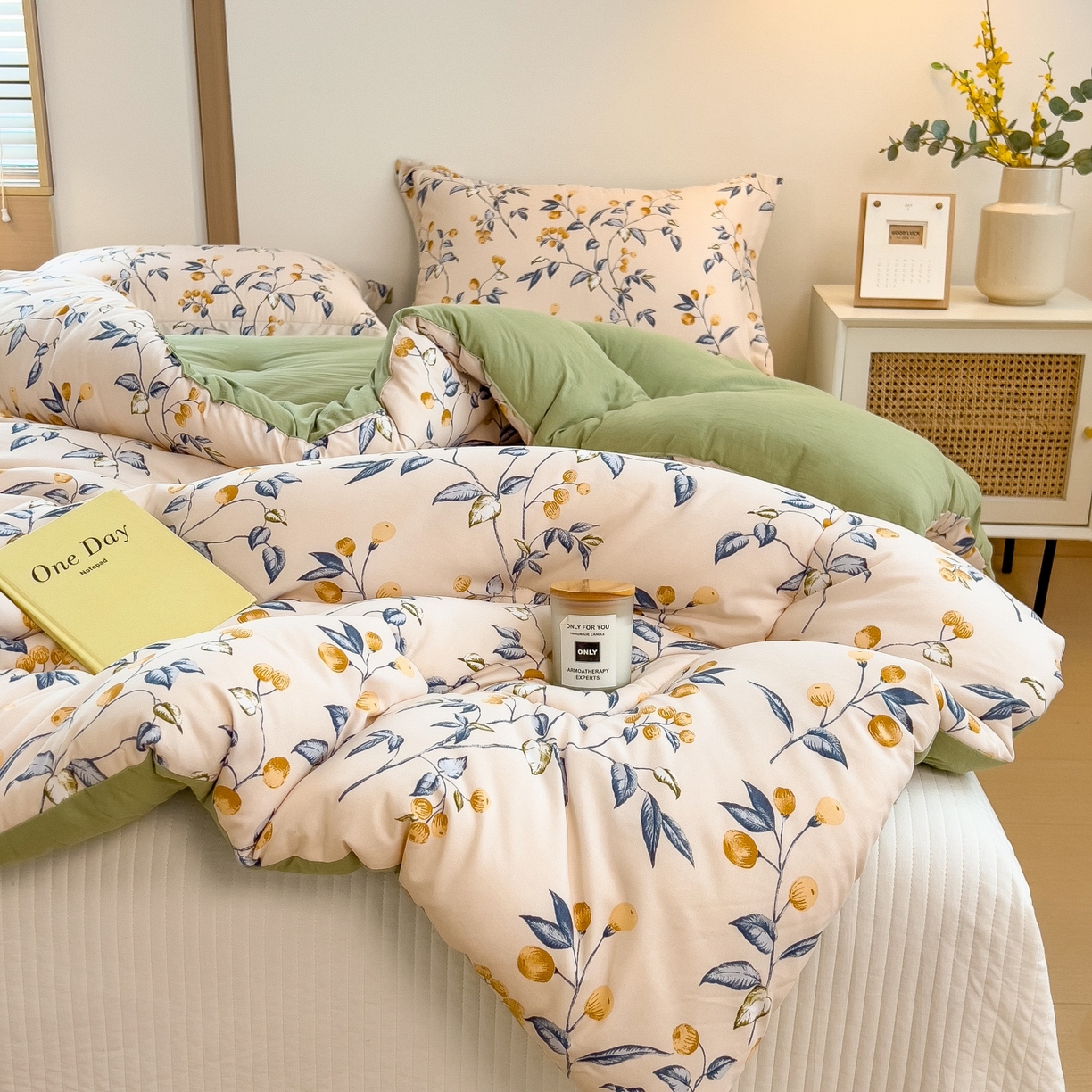 91家纺网 家纺一手货源 找家纺 宝士康家纺 2025新品10A抗菌双层纱冬被被子被芯 金桔