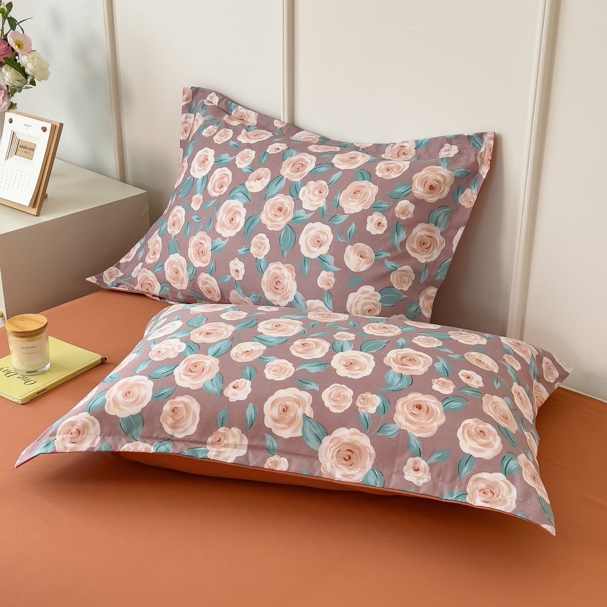 91家纺网 家纺一手货源 找家纺 宝士康家纺 2025新品10A抗菌双层纱冬被被子被芯 玫瑰物语