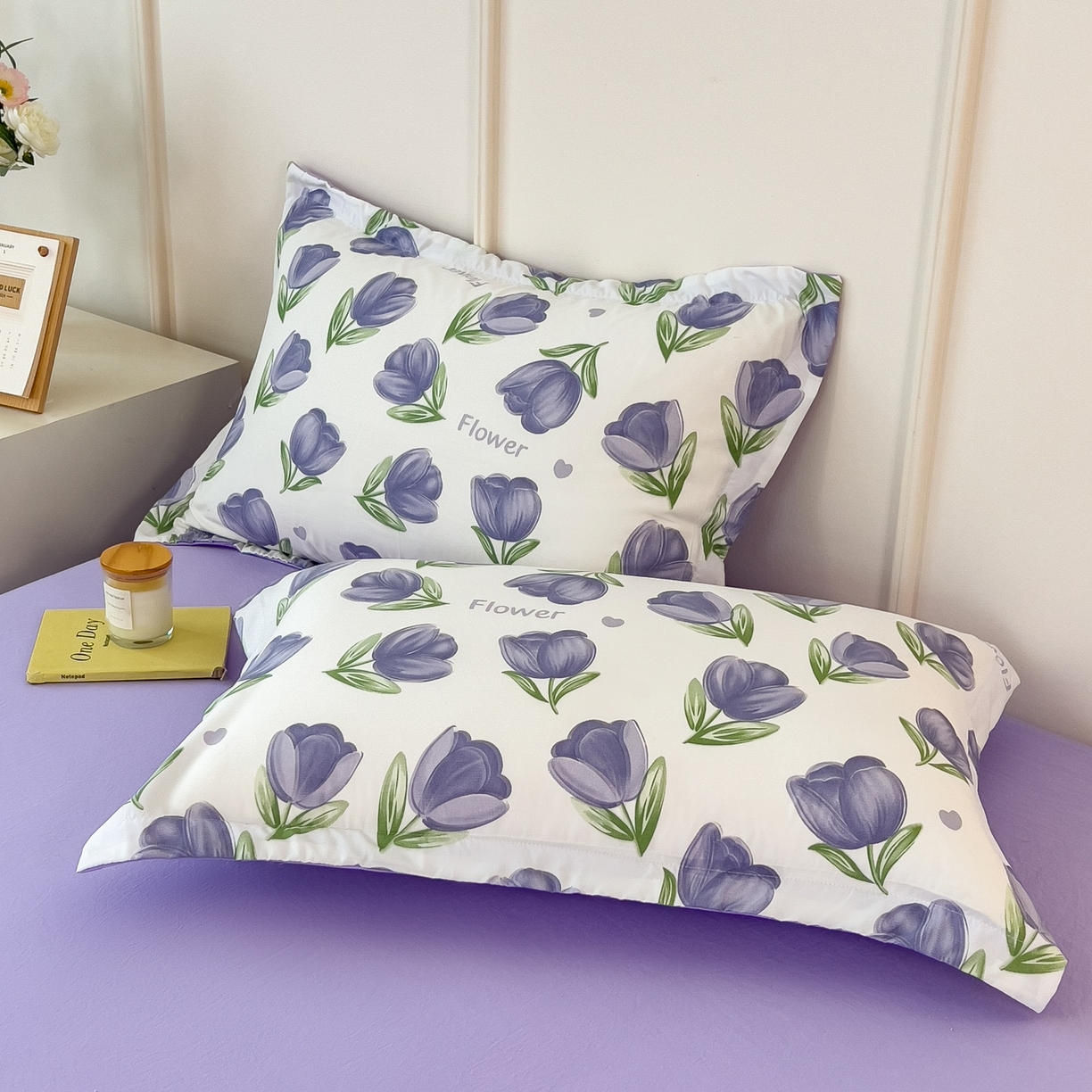 91家纺网 家纺一手货源 找家纺 宝士康家纺 2025新品10A抗菌双层纱冬被被子被芯 郁金紫