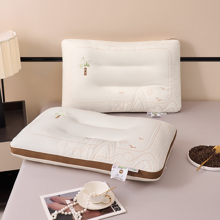 鼎晟纺 2025新款大凉山荞麦护颈枕学生成人枕头枕芯 大凉山款式一