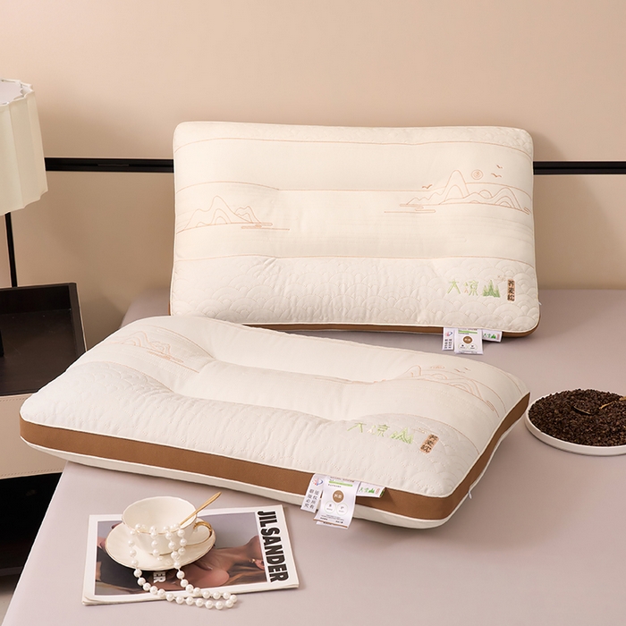 鼎晟纺 2025新款大凉山荞麦护颈枕学生成人枕头枕芯 大凉山款式二