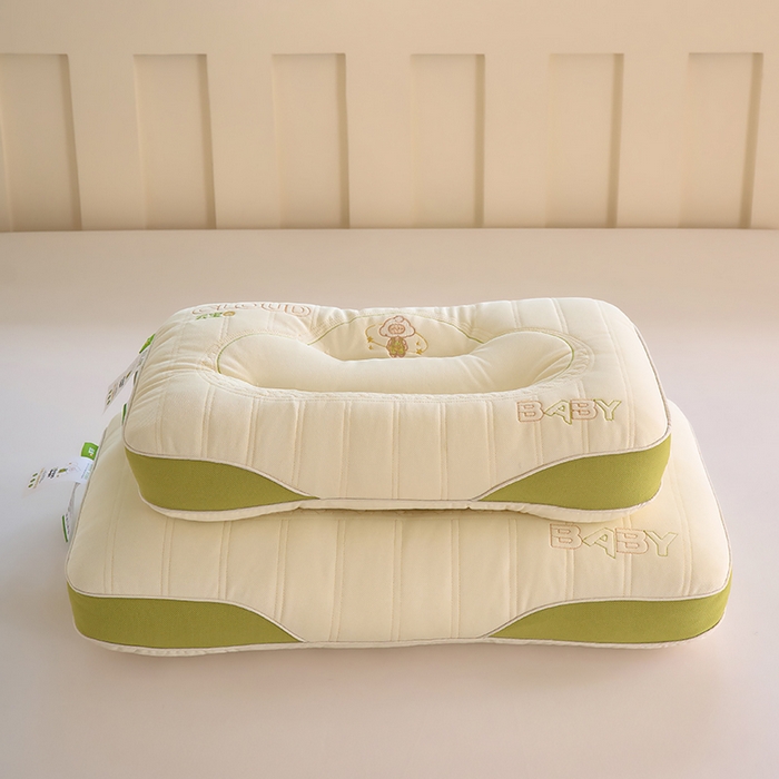 91家纺网 家纺一手货源 找家纺 鼎晟纺 2025新款云宝宝护颈枕枕头枕芯 云宝宝护颈枕-绿