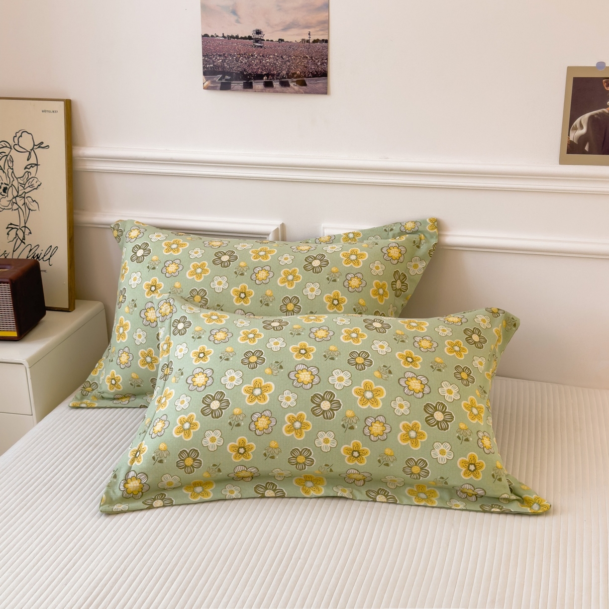 91家纺网 家纺一手货源 找家纺 宝士康家纺 2025新品10A抗菌豆豆绒冬被被子被芯 花开半夏