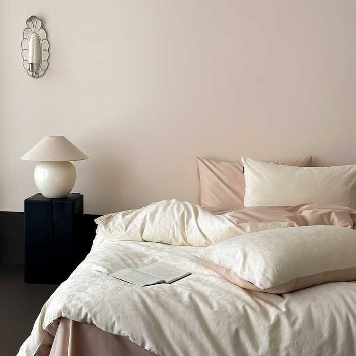 91家纺网 家纺一手货源 找家纺 玉宇阁家居 2025新款100S色织空气大提花全棉纯棉长绒棉四件套-苏莉的春天100S 100S苏莉的春天-落日余晖