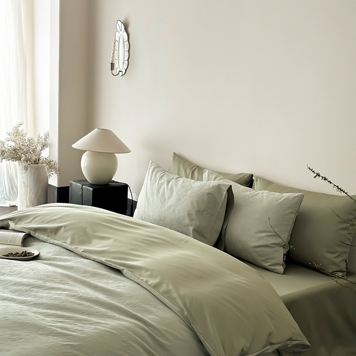 91家纺网 家纺一手货源 找家纺 玉宇阁家居 2025新款100S色织空气大提花全棉纯棉长绒棉四件套-苏莉的春天100S 100S苏莉的春天-暮光森林