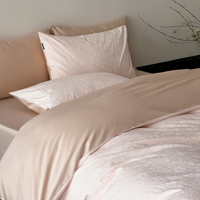 91家纺网 家纺一手货源 找家纺 玉宇阁家居 2025新款100S色织空气大提花全棉纯棉长绒棉四件套-苏莉的春天100S 100S苏莉的春天-胚芽奶卡