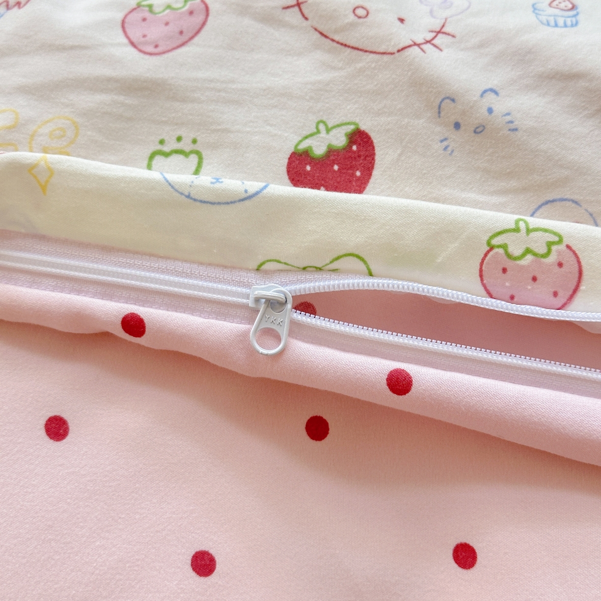 91家纺网 家纺一手货源 找家纺 一霖家纺 2025新款高克重云朵棉韩系小清新蝴蝶结四件套 少女KT