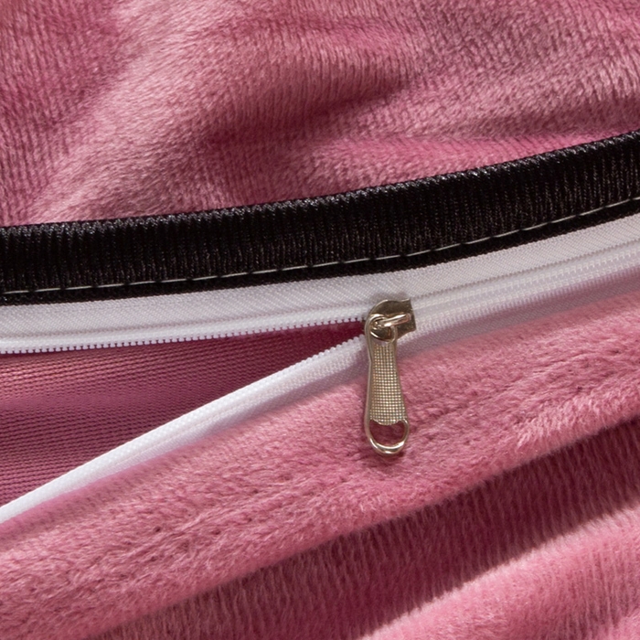 91家纺网 家纺一手货源 找家纺 能好家纺 2025新款亲肤舒适水晶绒夹棉床裙款系列四件套 豆沙