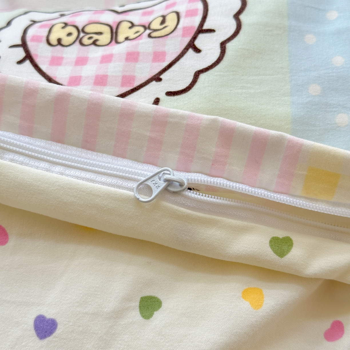 91家纺网 家纺一手货源 找家纺 一霖家纺 2025新款高克重云朵棉韩系小清新蝴蝶结四件套 炫彩美少女