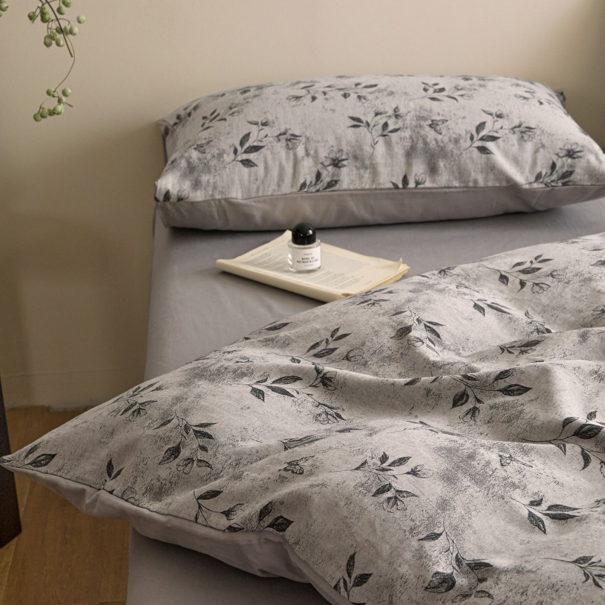 91家纺网 家纺一手货源 找家纺 （总）ab家纺 2025新款全棉提花磨毛四件套-花雨漫漫