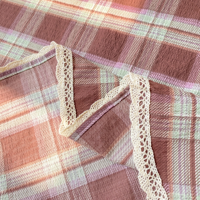 91家纺网 家纺一手货源 找家纺 欧尚 2025新款云感双层纱针织棉印花母婴级超柔裸睡级床单三件套 薄巧