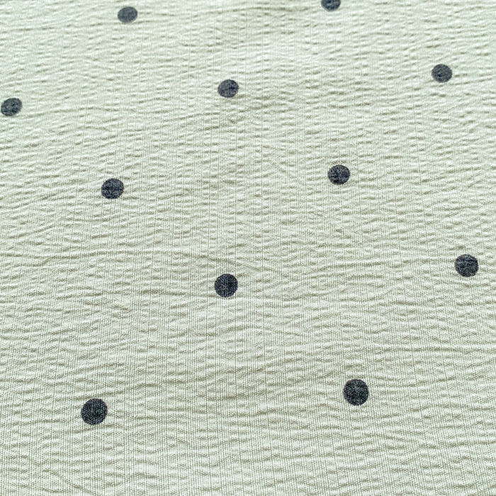 91家纺网 家纺一手货源 找家纺 欧尚 2025新款云感双层纱针织棉印花母婴级超柔裸睡级床单三件套 蓝波点