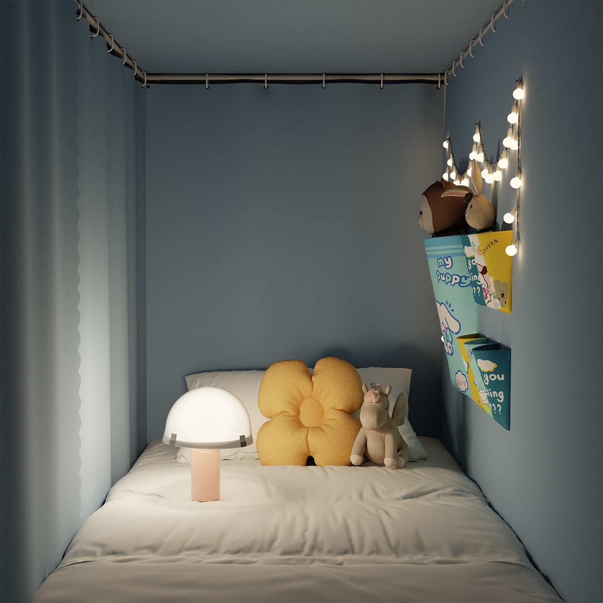 91家纺网 家纺一手货源 找家纺 （总）都市缘蚊帐 2025新款公主风蚊帐学生宿舍一体式床帘全罩式强遮光布上下铺80 90cm