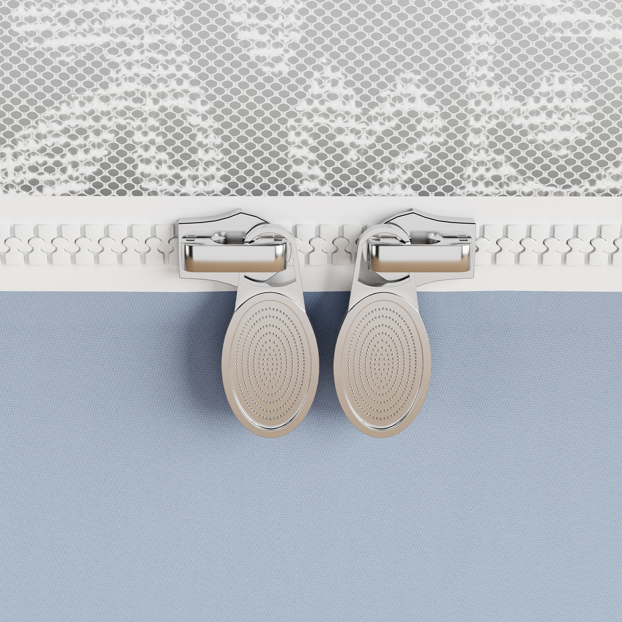 91家纺网 家纺一手货源 找家纺 都市缘蚊帐 2025新款公主风蚊帐学生宿舍一体式床帘全罩式强遮光布上下铺80 90cm 606-baby蓝-玫瑰