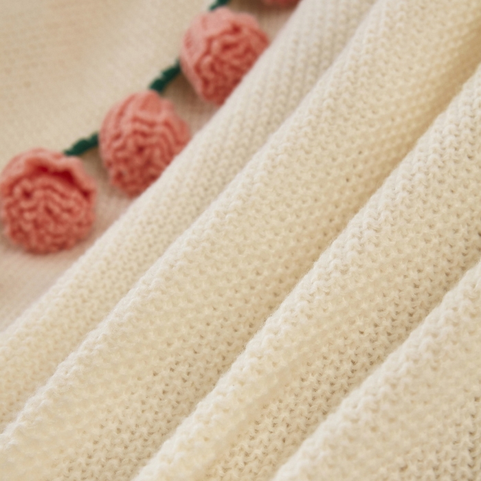 91家纺网 家纺一手货源 找家纺 乐居家纺 2025新款创意玫瑰花束毯毛毯毯子 玫瑰粉