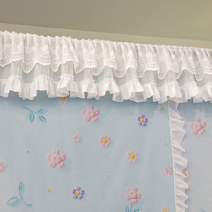 91家纺网 家纺一手货源 找家纺 （总）安金蚊帐 2025新款TPU双层覆膜防蚊遮光100%强遮光宿舍上下铺学生蚊帐法式5D印花