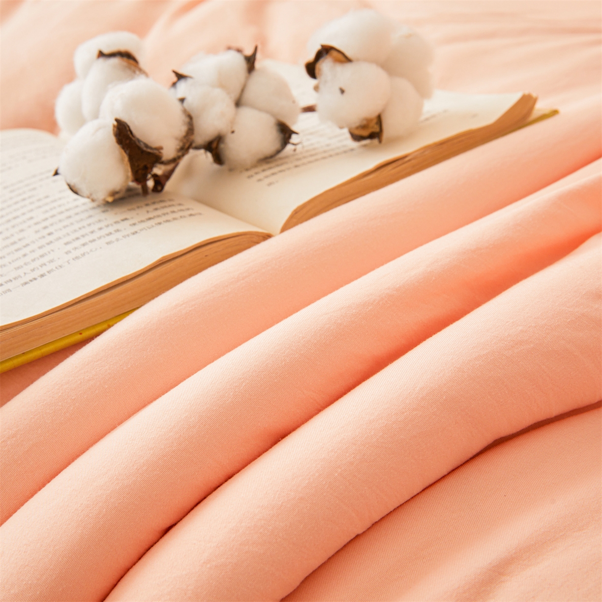 91家纺网 家纺一手货源 找家纺 晓时候 2025新款纯色无印风新疆棉花被冬被春秋被夏被四季被子被芯-常年有货（含买家秀） 少女粉