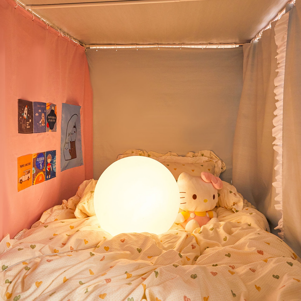 91家纺网 家纺一手货源 找家纺 安金蚊帐 2025新款TPU双层覆膜防蚊遮光100%强遮光宿舍上下铺学生蚊帐法式5D印花 法式印花-粉