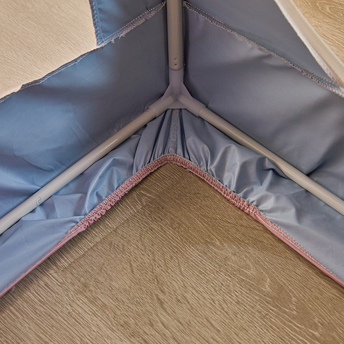 91家纺网 家纺一手货源 找家纺 安金蚊帐 2025新款TPU双层覆膜防蚊遮光100%强遮光宿舍上下铺学生蚊帐法式5D印花 法式印花-粉