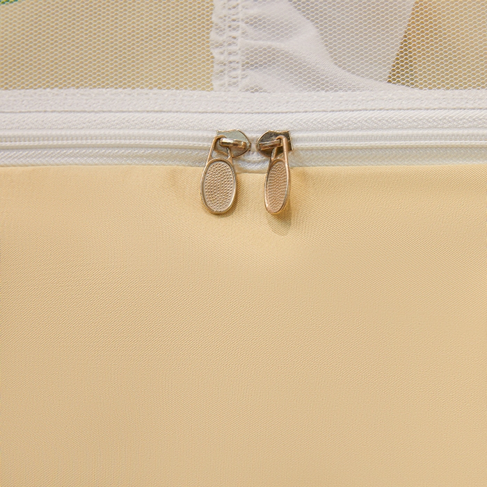 91家纺网 家纺一手货源 找家纺 安金蚊帐 2025新款TPU双层覆膜防蚊遮光100%强遮光宿舍上下铺学生蚊帐法式5D印花 法式印花-黄