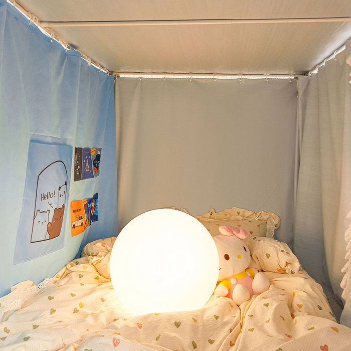 91家纺网 家纺一手货源 找家纺 安金蚊帐 2025新款TPU双层覆膜防蚊遮光100%强遮光宿舍上下铺学生蚊帐法式5D印花 法式印花-蓝