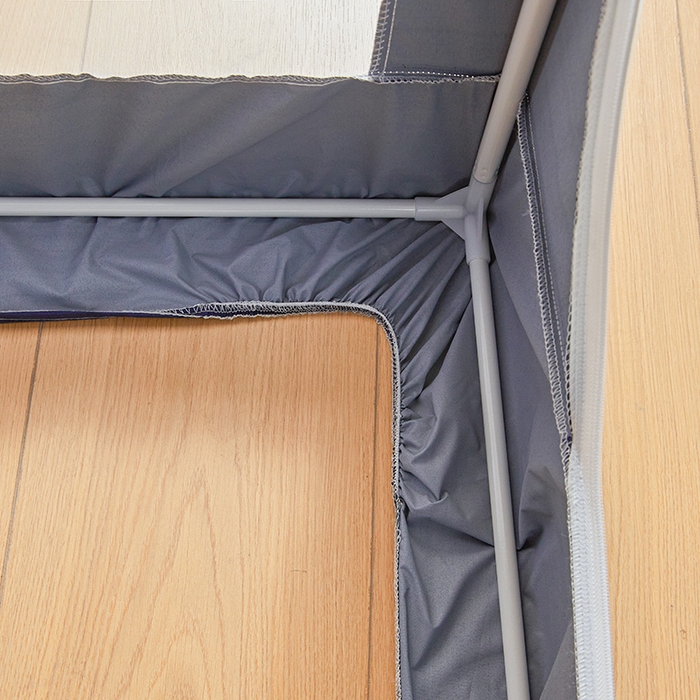 91家纺网 家纺一手货源 找家纺 安金蚊帐 2025新款防蚊遮光一体99%强遮光宿舍上下铺遮光学生蚊帐格子花边 小香条格-藏蓝