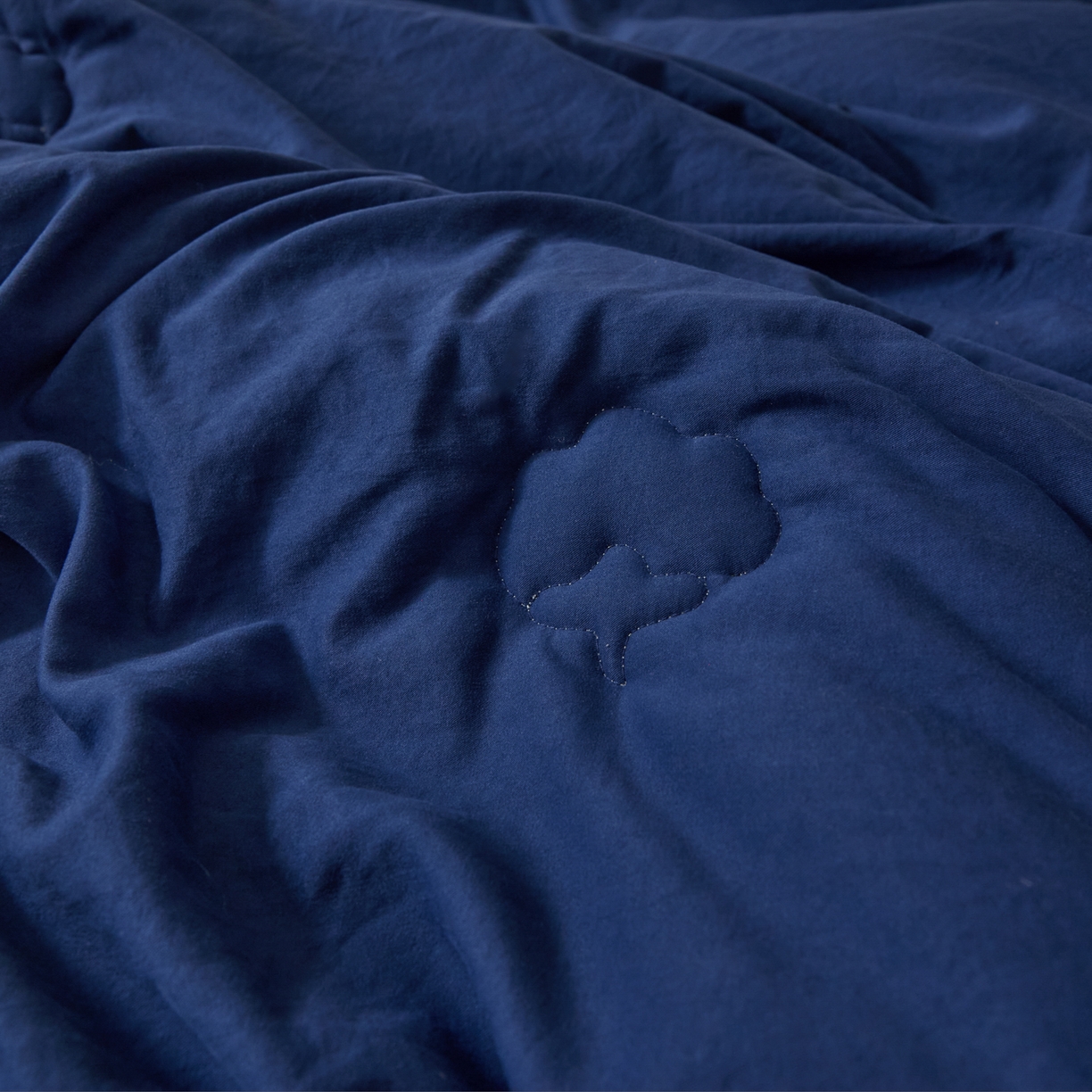 91家纺网 家纺一手货源 找家纺 样样红被业 2025新款A类50%棉花被夏被春秋被冬被四季被子被芯 深蓝色