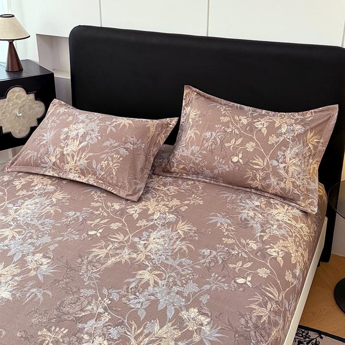 91家纺网 家纺一手货源 找家纺 （总）梦舒羽 2025新款原麻床笠机洗家用防滑透气四季款床罩床垫床单保护套