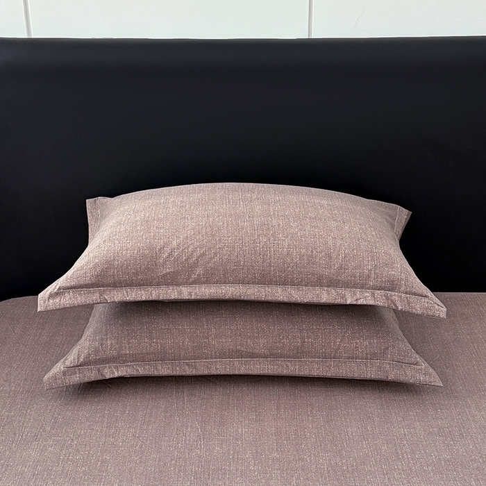 91家纺网 家纺一手货源 找家纺 梦舒羽 2025新款原麻床笠机洗家用防滑透气四季款床罩床垫床单保护套 慕斯咖